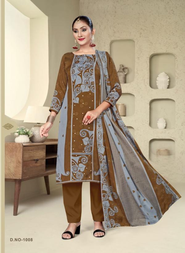 SAT Pashmina Shwal Suit Vol-15 – Dress Material